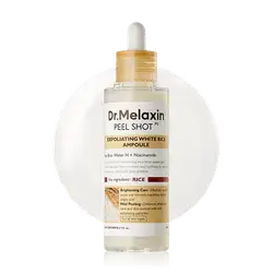 Peel Shot Exfoliating Rice Ampoule With Niacinamide 80ml _ Dr. Melaxin