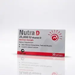 Nutra D (25,000 IU Vitamin D - 30 Softgels)