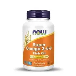 now Super Omega 3-6-9 1200 mg 90 Softgels