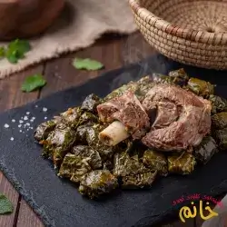 دۆڵمەی گەڵامێو بە گۆشت