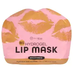 Skin Bliss shiny gold Hydrogel Lip Mask