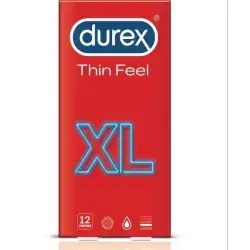 ديوركس واقي ذكري رقيق كبير جدا - 12 حبة //Xl Thin Feel Condoms 12s