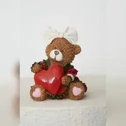 Teddy Bear with Red Heart & Bow