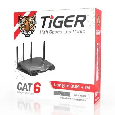 Tiger 30m High Speed Cat 6 LAN Cable