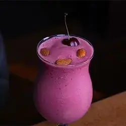 Vanilla, Cherry, And Almond Smoothie