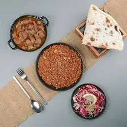 Kurdish Rice With Pomegranate  Molasses And Qalya