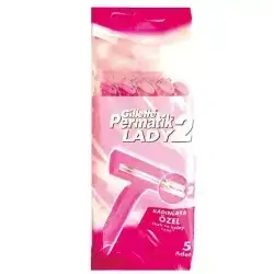 Gilette Permatik Lady 2 Razor Blade 5pcs