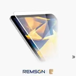 Remson Prime Shield Diamond Cut Edge HD Tempered Glass Screen Protector for iPad 10.9" (10th Gen) 5x Stronger Crystal Clear Glass with Auto Alignment Kit
