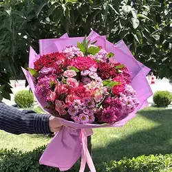 Bouquet of 15 Mixed Chrysanthemums