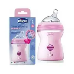 chicco BIBERON NATURAL FEELING 2M+ - 250ML