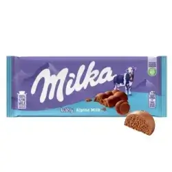 Milka Bubbly Milk Chocolate Bar – 90g