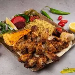 Grilled Wings With Rice Meal