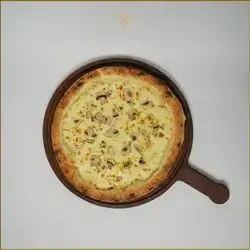 Mushroom Cream Pizza
