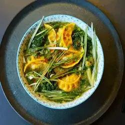 Shrimp Dumpling Soup