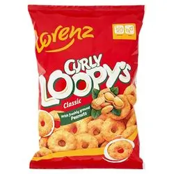 Lorenz Curly Loopys Classic With Peanuts 120 Gm