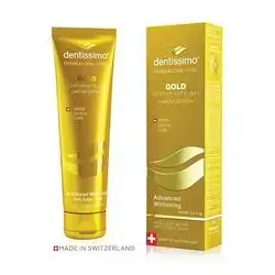 DENTISSIMO ADVANCED WHITENING GOLD TOOTHPASTE 75ML