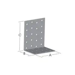 Angle Asymetric 90° 80X80X160