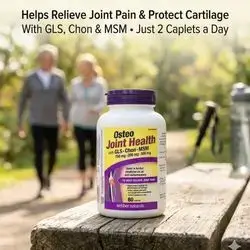 Osteo Joint Health with GLS 750mg · Chon 200mg · MSM 300mg webber naturals (80 caplets)