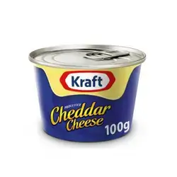 Kraft Processed Cheddar Cheese 100g