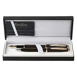 Scri̇kss 39 Fountain Pen - Ballpoint Pen Set Of Two Rose Gold