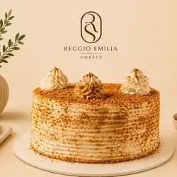 Birthday Cake - Toasted Cream Design