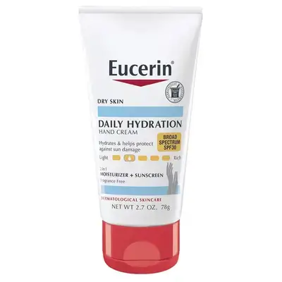 Eucerin Daily Hydration Broad Spectrum SPF 30 Hand Cream, 78G