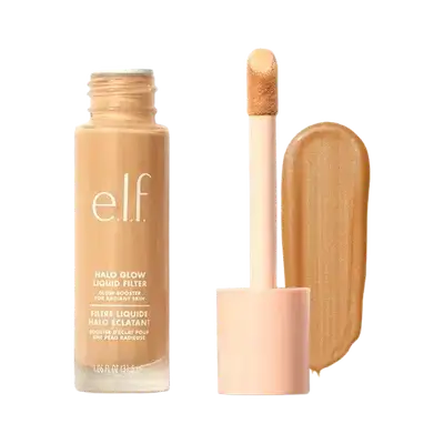 Halo Glow Liquid Filter Glow Booster For Radiant Skin 5 MEDIUM/TAN 31.5ml _ e.l.f.