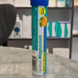 german magnesium 20 effervescent tablets with orange flavour suger free