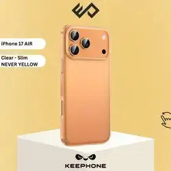 KeePhone X-Crystal Clear Never Yellow Case for iPhone 17 AIR