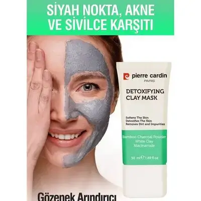Pierre Cardin Blackhead Acne and Pimple Anti-Pore Purifying Face Care Mask 50 ml