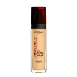 INFALLIBLE Up To 32H Fresh Wear Foundation + Vitamin C SPF25 140 COOL ROSE 30ml _ L'OREAL PARIS