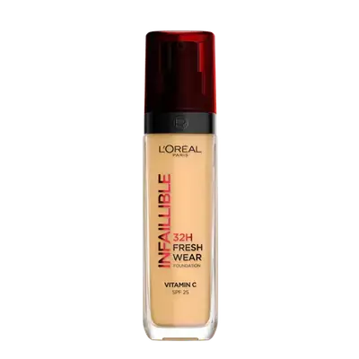 INFALLIBLE Up To 32H Fresh Wear Foundation + Vitamin C SPF25 140 COOL ROSE 30ml _ L'OREAL PARIS