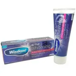 wisdom active whitening toothpaste