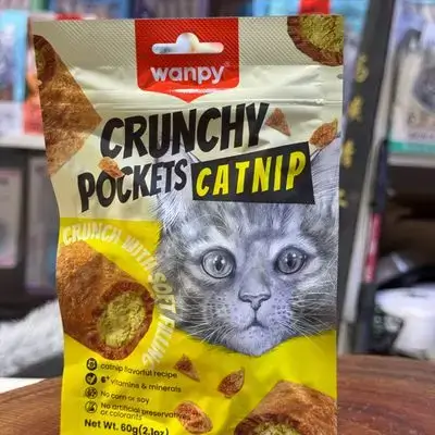 Wanpy Crunchy Pockets – Catnip