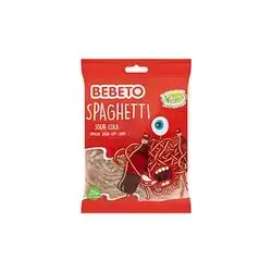 Bebeto Spaghetti Sour Cola Soft Candy 80 Gm