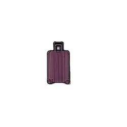 suitcase pink metal sticker