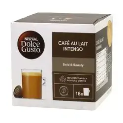 Nescafe Coffe Capsul Cafe Au Lait Intenso 16Pcs