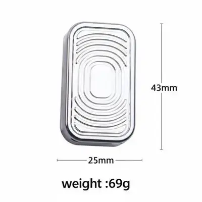 Sliver big runway push plate