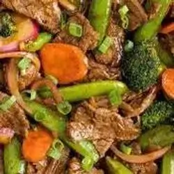 Deep-Fried Beef With Vegetables