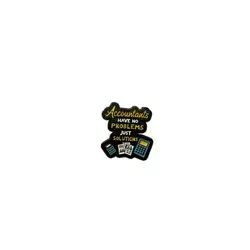 Accountant Metal Sticker