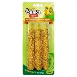 Beak'S Food Honey Sticks For Budgies 105G