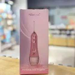 h2o watrerfloss portable oral irrigator pink