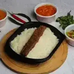 Rice And Kebab