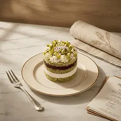 Pistachio Raspberry Cake
