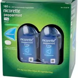 Nicorette Peppermint 2mg Sugtabletter 4 boxes