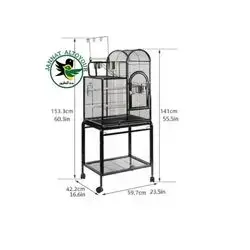 Parrot Cage with Stand (Complete Set)