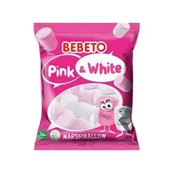 Bebeto Pink And White Marshmallow 60 Gm