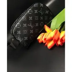 LOUIS VUITTON BAG BLACK AND GREY B5