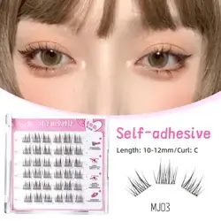 Yelix Double Pointed Sunflower False Lashes Glue-free Self-adhesive
