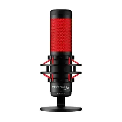 صندوق Hyperx Quadcast مفتوح باللون الأسود